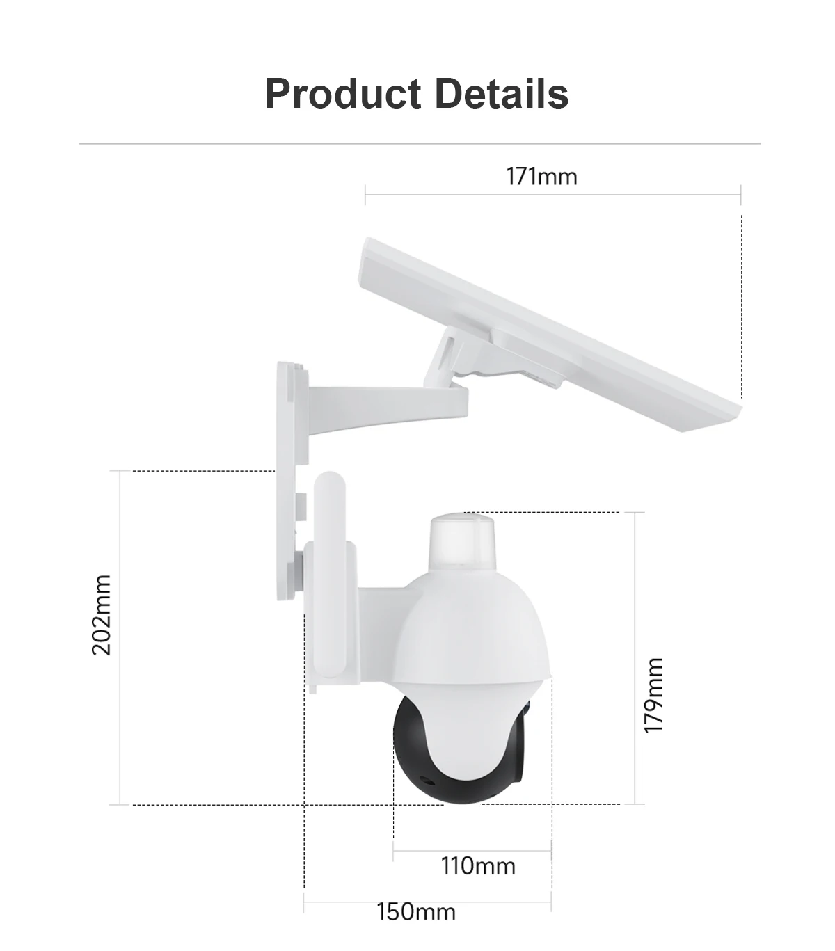 8MP 2K HD solar camera PTZ outdoor night vision security 4G SIM network camera with solar panel charging iCSee human detection