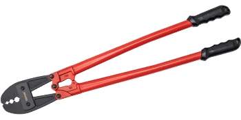 SucceBuy 24/30Inch Wire Rope Swager Crimper Tool Insulated Handle Aluminum Copper Cable Fishing Sleeves Cutter Crimping Pliers