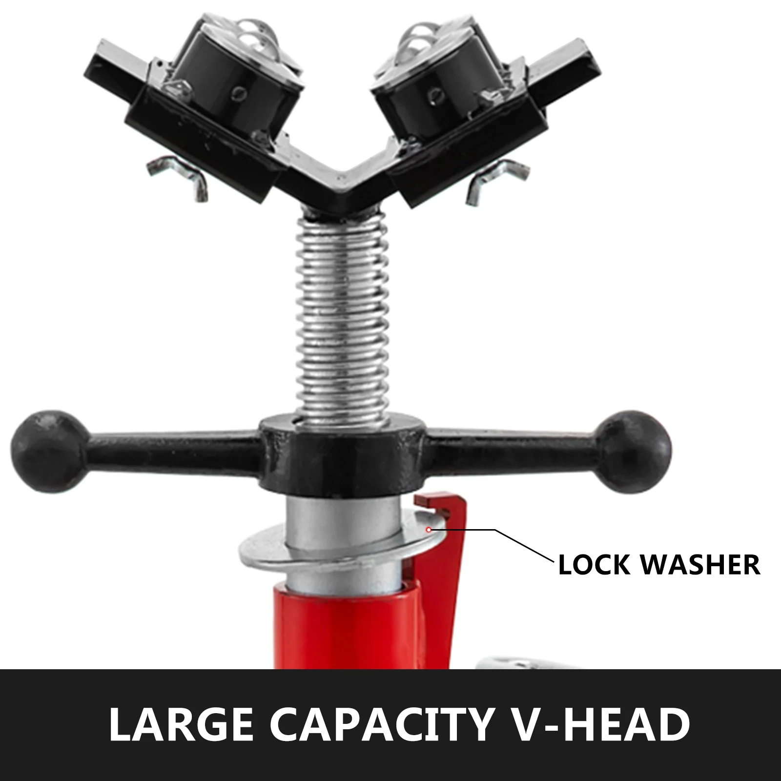 SucceBuy Pipe Holding Stand V-Head 1107A 1107C 1107 w/ 2/4 Ball Transfer Folding Tripod Pipeworking Supporting Clamped Tool