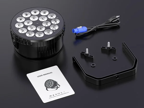 U'King 4PCS 18X8W RGBW LED Par Light DMX512 Disco Light 4IN1 LED Stage Light Effect DJ Equipment for Wedding Bar KTV Party