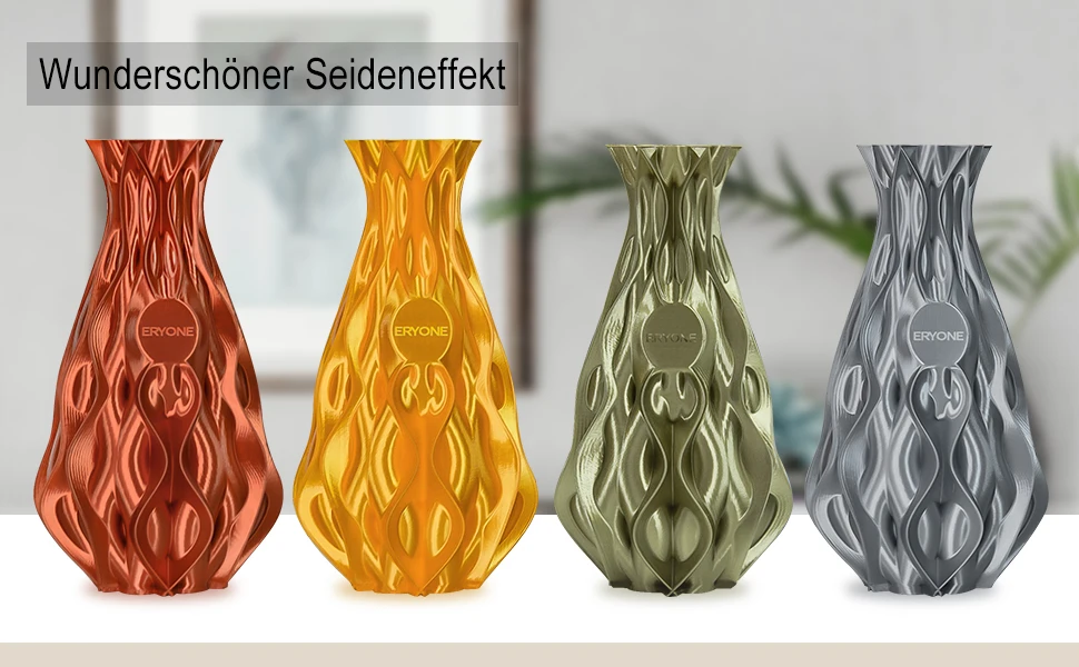 Eryone Promotion Ultra SILK PLA Filament 3D Printing New Arrival 1.75mm 1Kg For 3D Printer High Quality Fast delivery