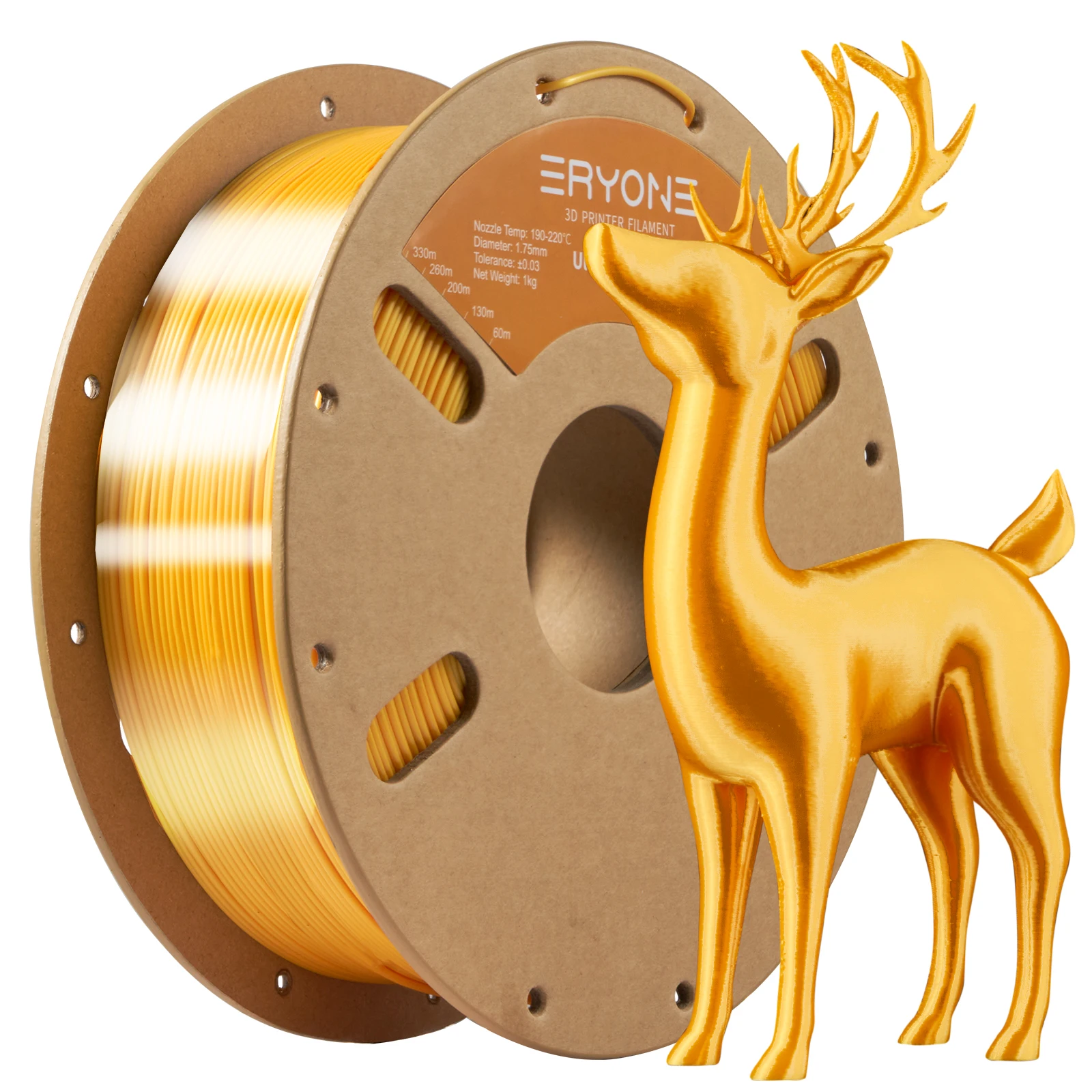 Eryone Promotion Ultra SILK PLA Filament 3D Printing New Arrival 1.75mm 1Kg For 3D Printer High Quality Fast delivery
