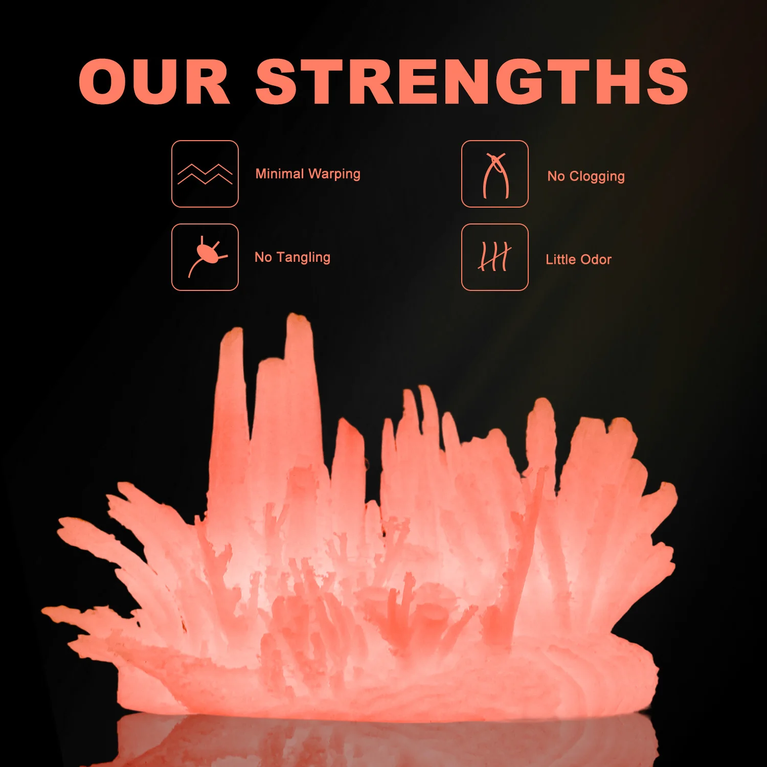 Eryone Luminous PLA Filament 1.75mm 1kg Glow in the Dark Plastic PLA 1kg 3D Printing Materials High Quality Wholesale Fast ship