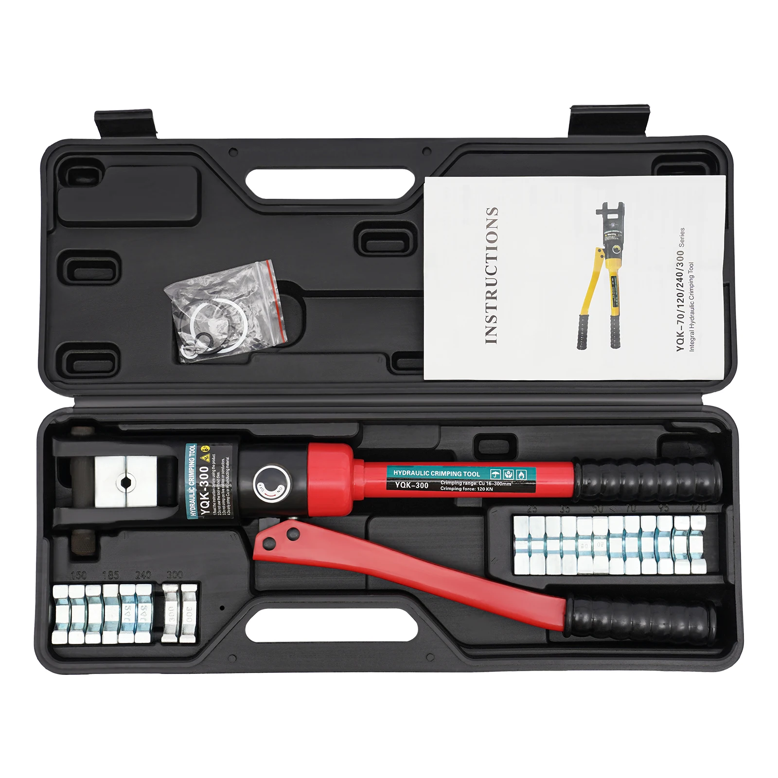YQK300 Hydraulic Crimping Tool Rope Tonne Wire Balustrade Crimper Blue/Green/Red