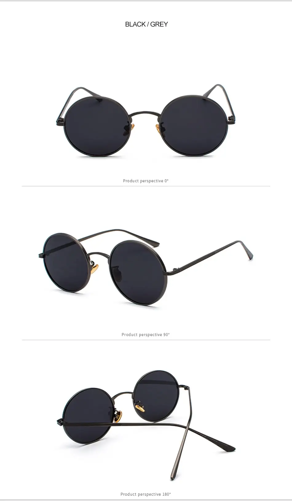SPLOV Vintage Men Sunglasses Women Retro Punk Style Round Metal Frame Colorful Lens Sun Glasses Fashion Eyewear Gafas Sol Mujer