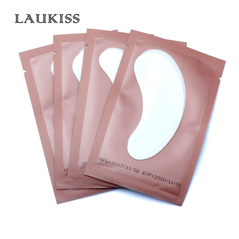 50/500/1000pcs Gel Patches for Eyelashes Building Eyelash Extension Under Eye Pads Lash Stickers Tools Wholesale LAUKISS