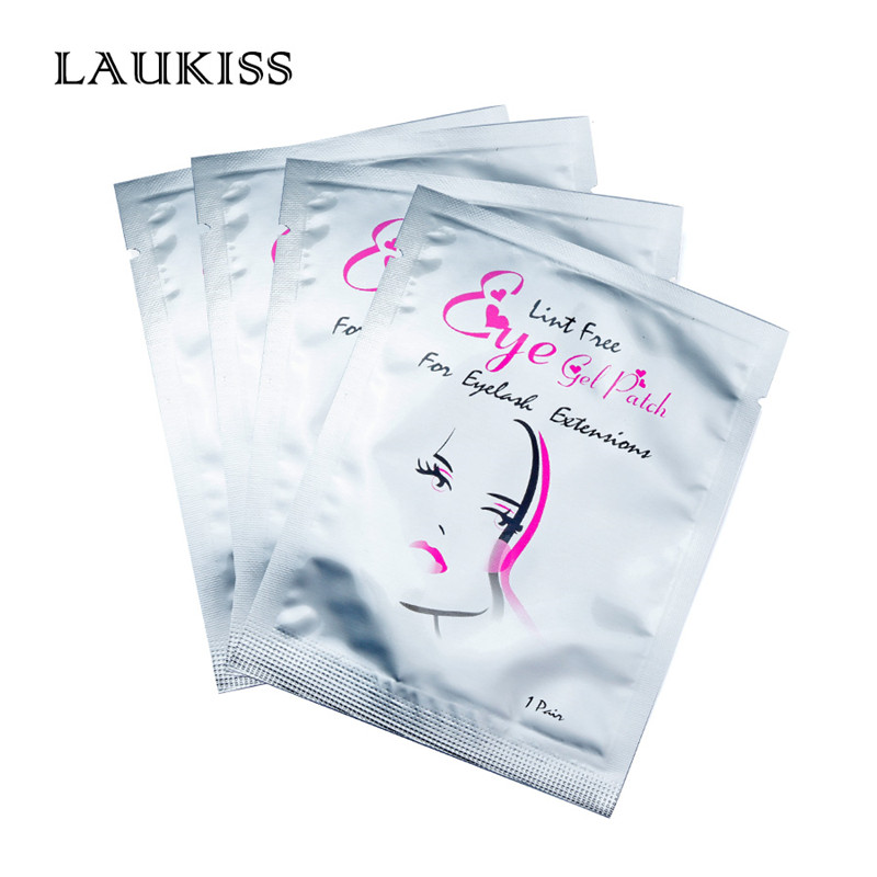 50/500/1000pcs Gel Patches for Eyelashes Building Eyelash Extension Under Eye Pads Lash Stickers Tools Wholesale LAUKISS
