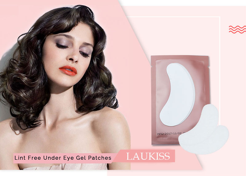 50/500/1000pcs Gel Patches for Eyelashes Building Eyelash Extension Under Eye Pads Lash Stickers Tools Wholesale LAUKISS