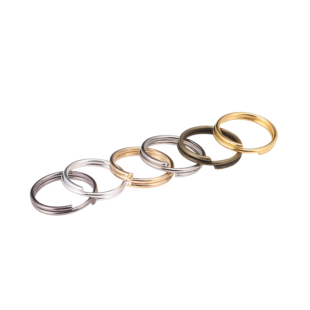 20-200Pcs/bag 4-25mm Open Jump Rings Double Loops Split Rings Connectors For Diy Jewelry Making Findings Accessories Supplies