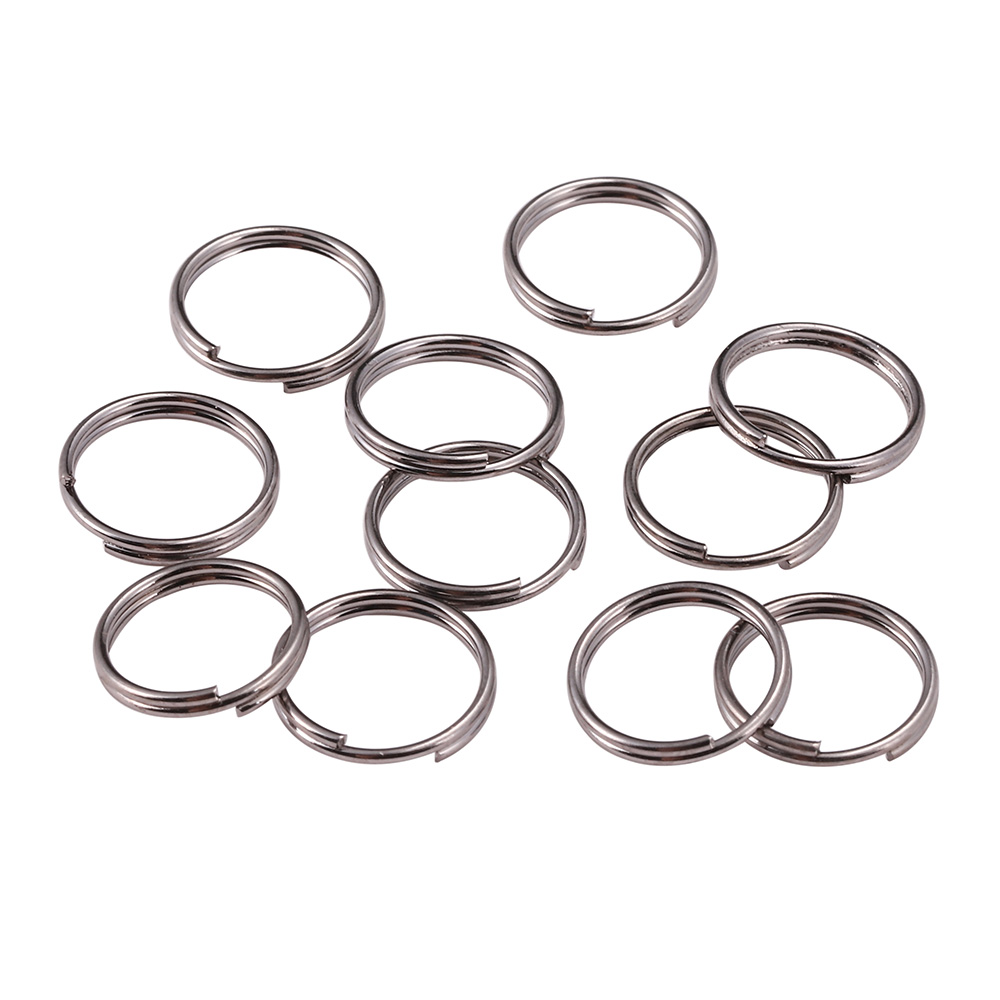 20-200Pcs/bag 4-25mm Open Jump Rings Double Loops Split Rings Connectors For Diy Jewelry Making Findings Accessories Supplies