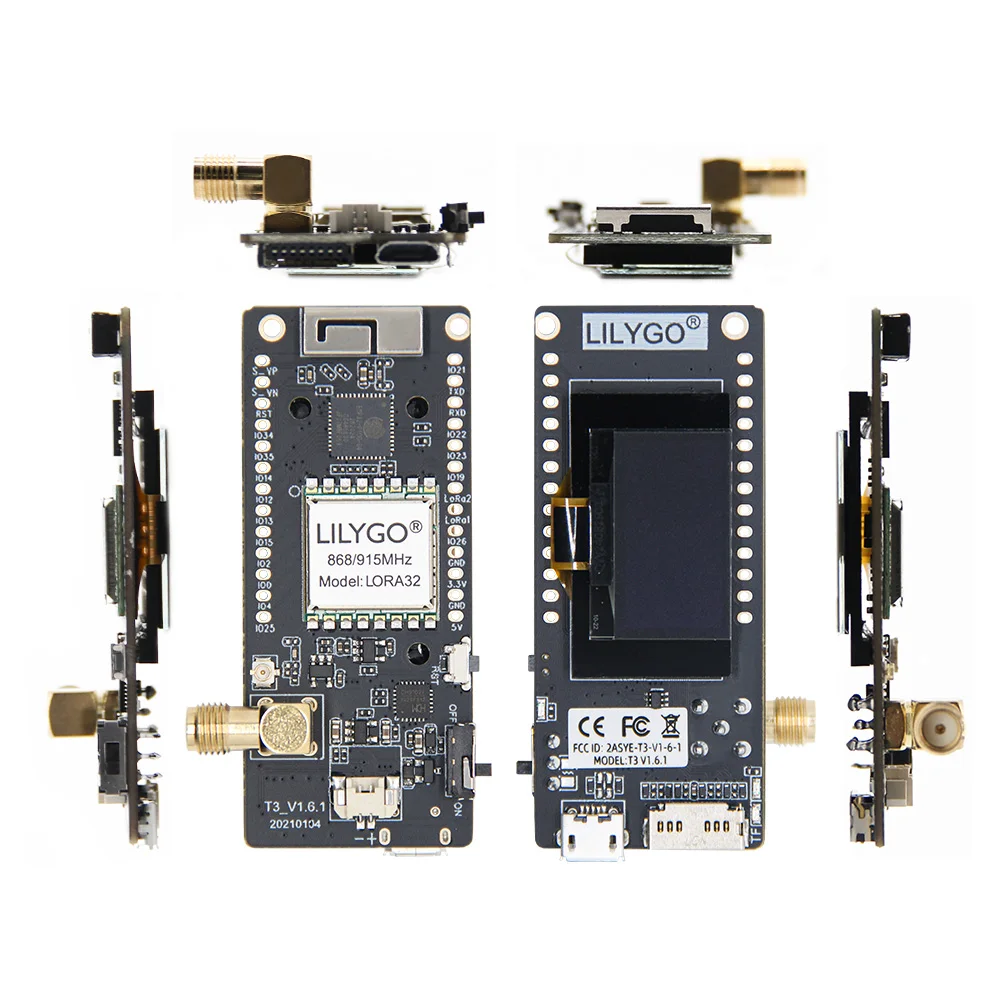 LILYGO® TTGO LoRa32 V2.1 & T3 V1.6.1 Development Board 433/868/915Mhz ESP32 LoRa 0.96 Inch OLED Bluetooth WIFI Wireless Module