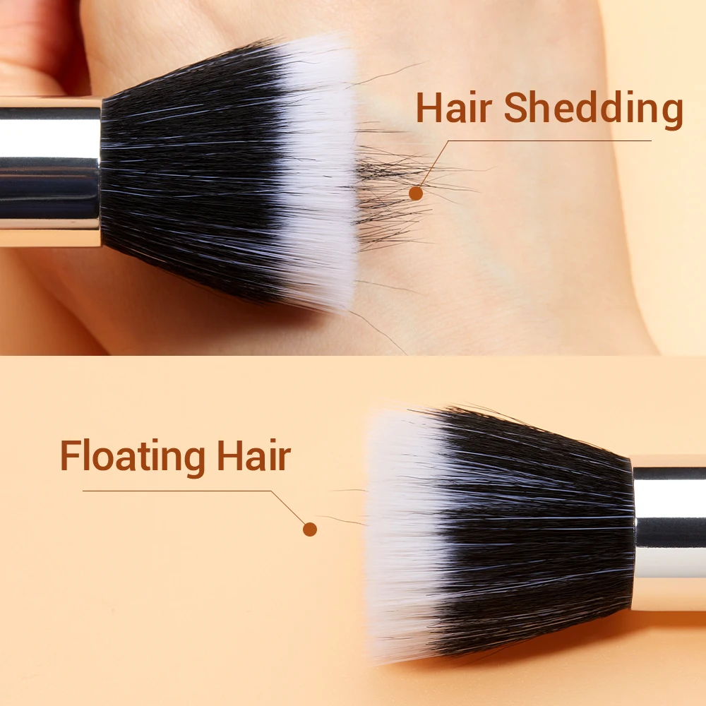 Jessup Makeup Brushes 15-25pcs Make Up Brush Set Professional Natural Synthetic Foundation Powder Contour Blending Eyeshadow