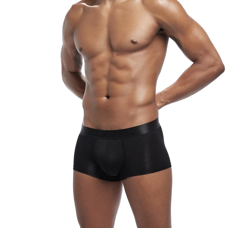 JOCKMAIL Brand Male Panties Breathable Cuecas Boxers Modal Solid Men Underwear U Convex Sexy Underpants Homewear Boxershorts Men