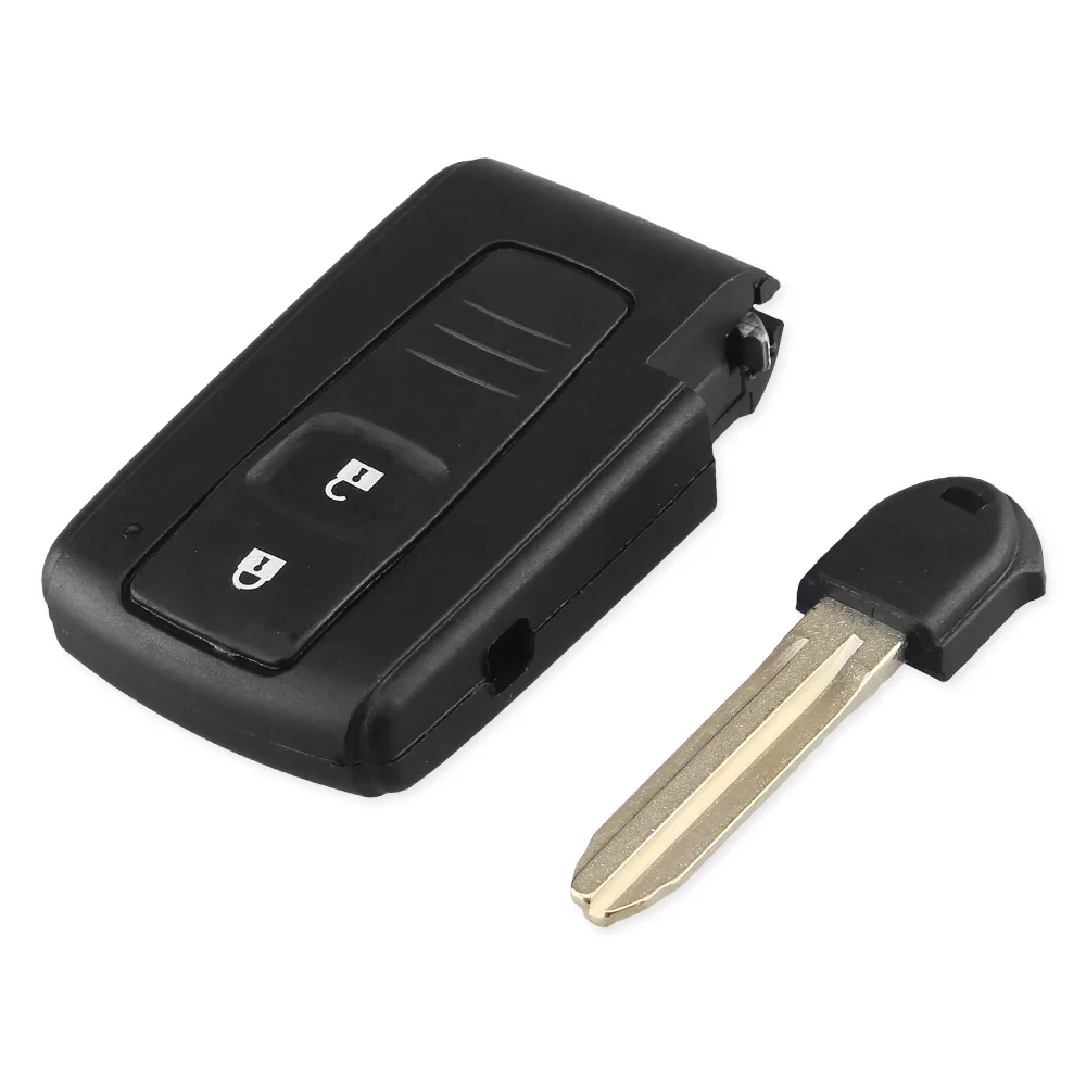KEYYOU For Toyota 2004 2005 2006 2007 2008 2009 Corolla Verso Camry 2 Buttons Car Key Case Replacement Smart Key