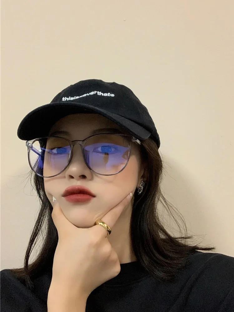 Transparent Computer Glasses Frame Women Men Anti Blue Light Round Eyewear Blocking Glasses Optical Spectacle Eyeglass