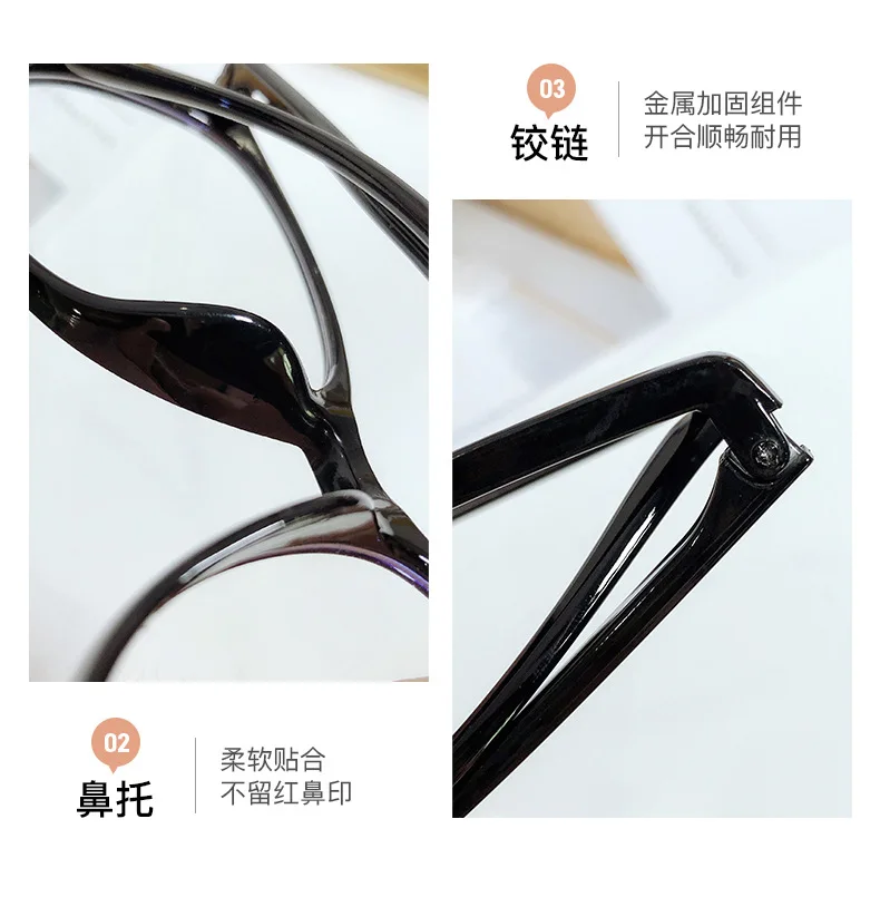 Transparent Computer Glasses Frame Women Men Anti Blue Light Round Eyewear Blocking Glasses Optical Spectacle Eyeglass