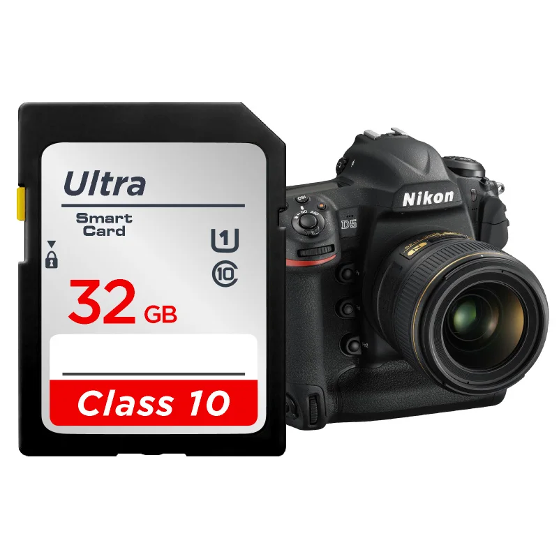 Camera SD 128GB 256GB 512GB Flash Memory Card 32GB 64GB U1 SD Cards Class 10 Tarjeta SLR SD Card U3 UHS-I 16GB for SLR
