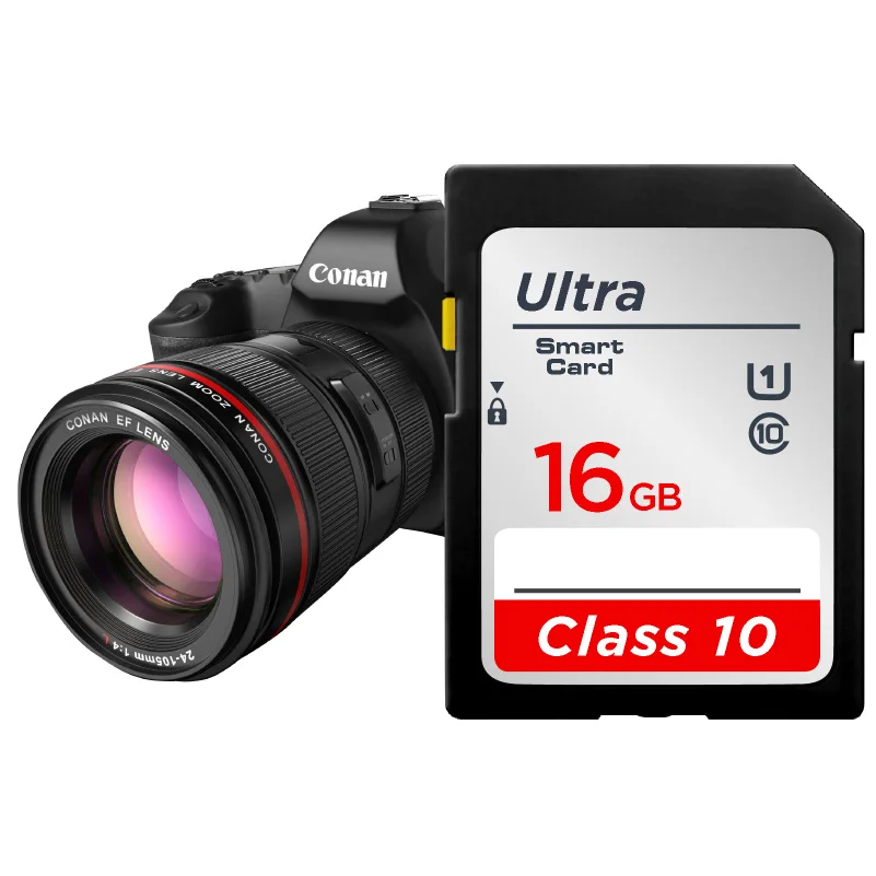 Camera SD 128GB 256GB 512GB Flash Memory Card 32GB 64GB U1 SD Cards Class 10 Tarjeta SLR SD Card U3 UHS-I 16GB for SLR