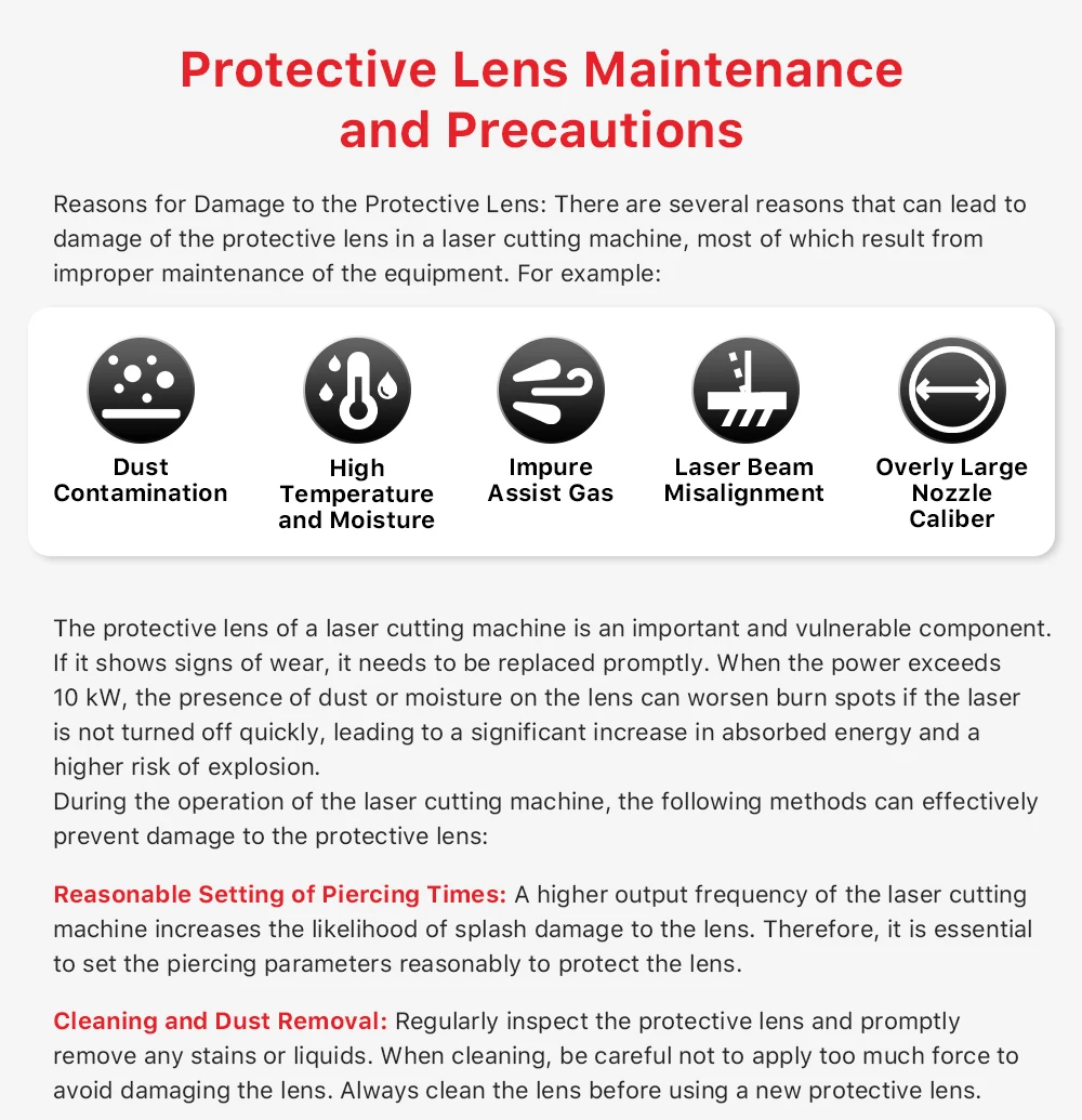 Ultrarayc WSX Protective Windows 18*2/30*5/37*7 Protective Lens 0-6kW Optical Lens for WSX Laser Head ND18 MN15 NC12 NC30 NC60