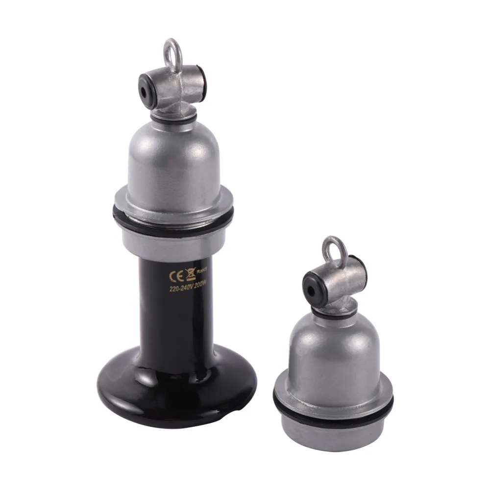 E27 Crawling pet lizard tortoise heating lamp holder & power cord switch Piglet Chicken Brooder Heating Spiral Light Socket 1 Pc
