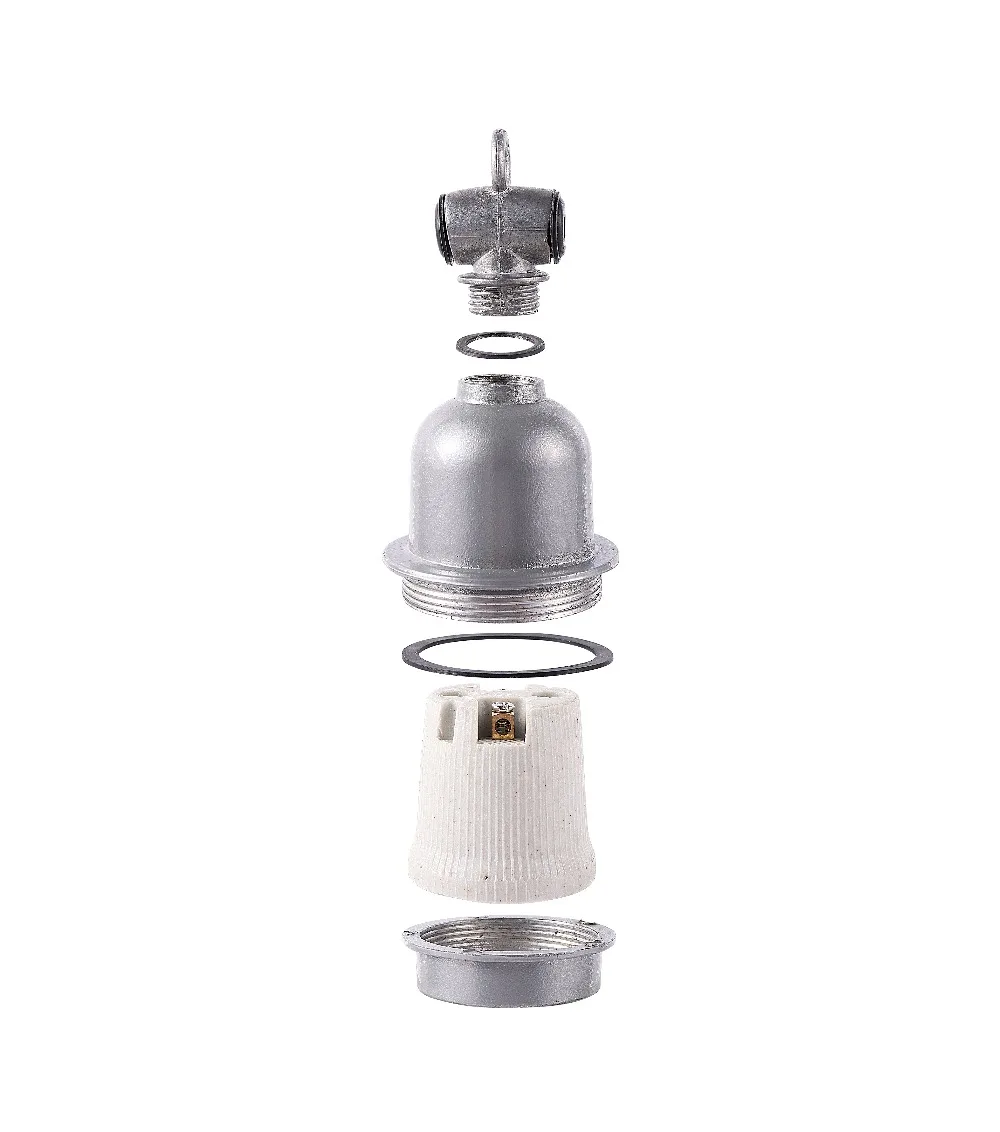 E27 Crawling pet lizard tortoise heating lamp holder & power cord switch Piglet Chicken Brooder Heating Spiral Light Socket 1 Pc
