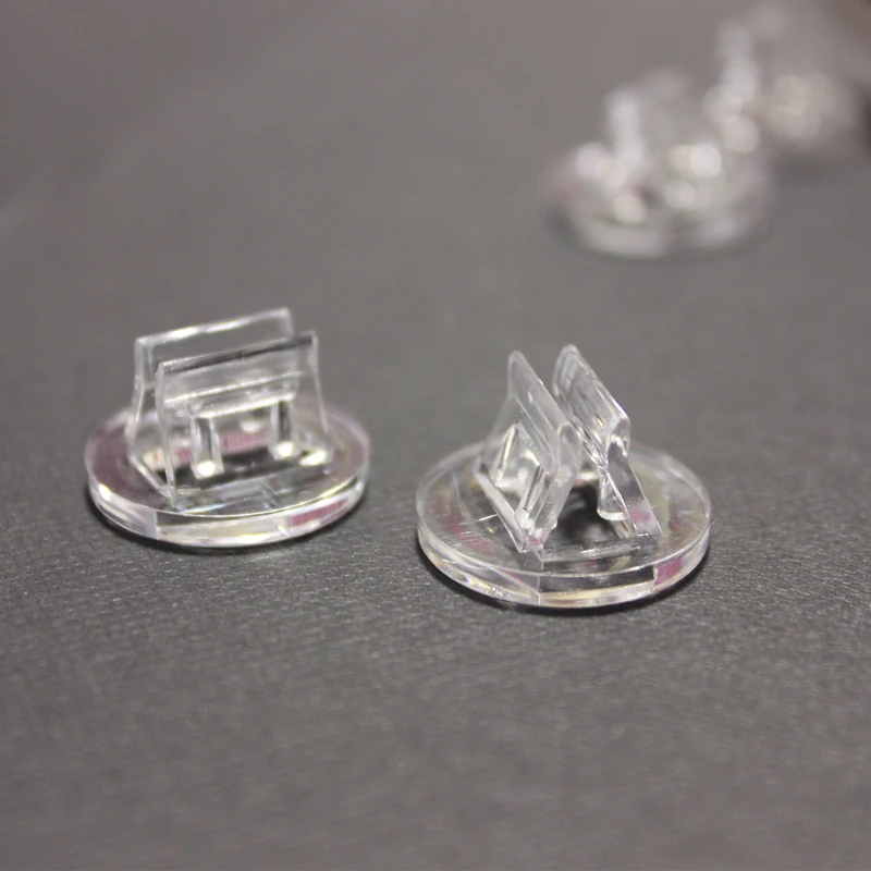10PCS 20Pieces 50PCS Transparent Plastic Cards Stand Base Unique Transparent Fixed Props for 2mm Paper Holder Board Games Cards