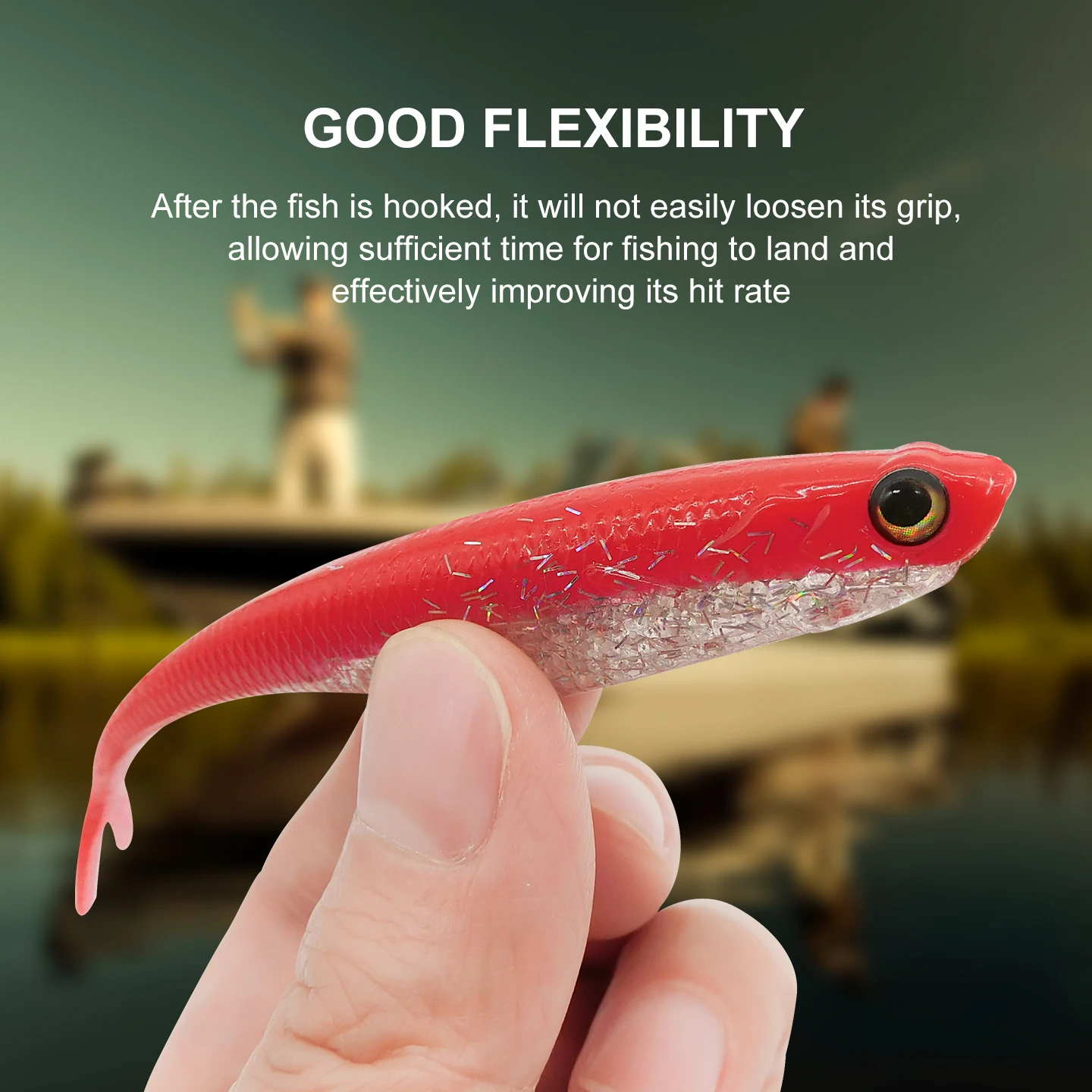 ESFISHING Soft Fishing Lures Real Shad 130mm Pesca Baits Minnow Jigging Lure Isca Artificial Fishing for Pike Trout