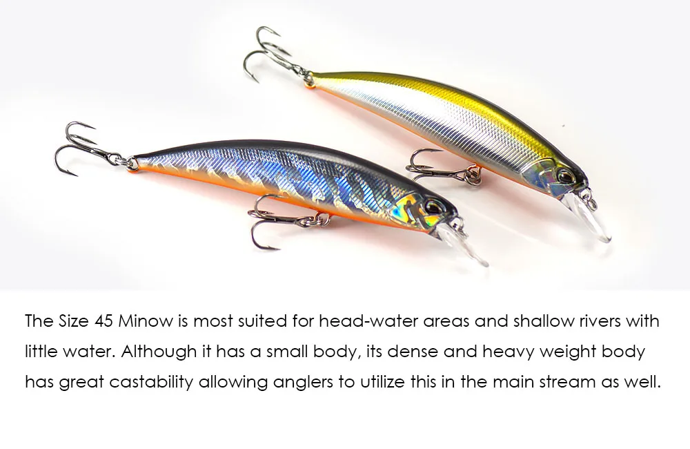 COUNTBASS Sinking Minnow 45mm 60mm 70mm 80mm 95mm Hard Baits Fishing Lures Wobblers Crankbaits Perch Leurre Angler’s Lure