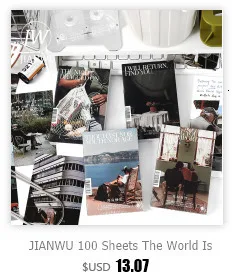 JIANWU 30 sheets Romantic Scenery Series Stickers Cool World Sky Forest Planet DIY Journal Sticker Stationery School Supplies