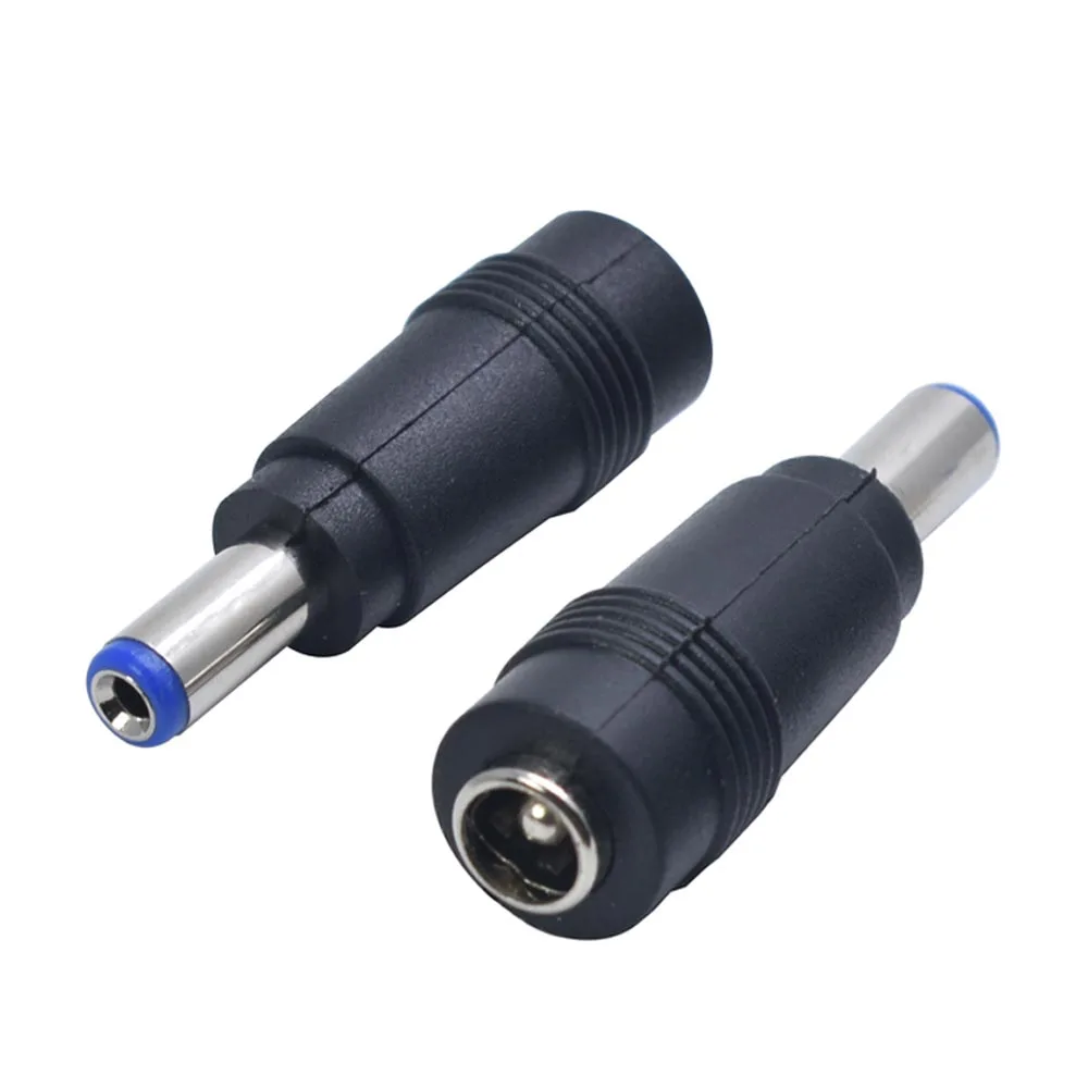 1pcs 5.5*2.5 / 2.1 Mm Female to 5.5*2.1 / 2.5 Mm Male DC Power Connector Adapter Laptop 5.5*2.1 to 5.5*2.5 Charging Converter