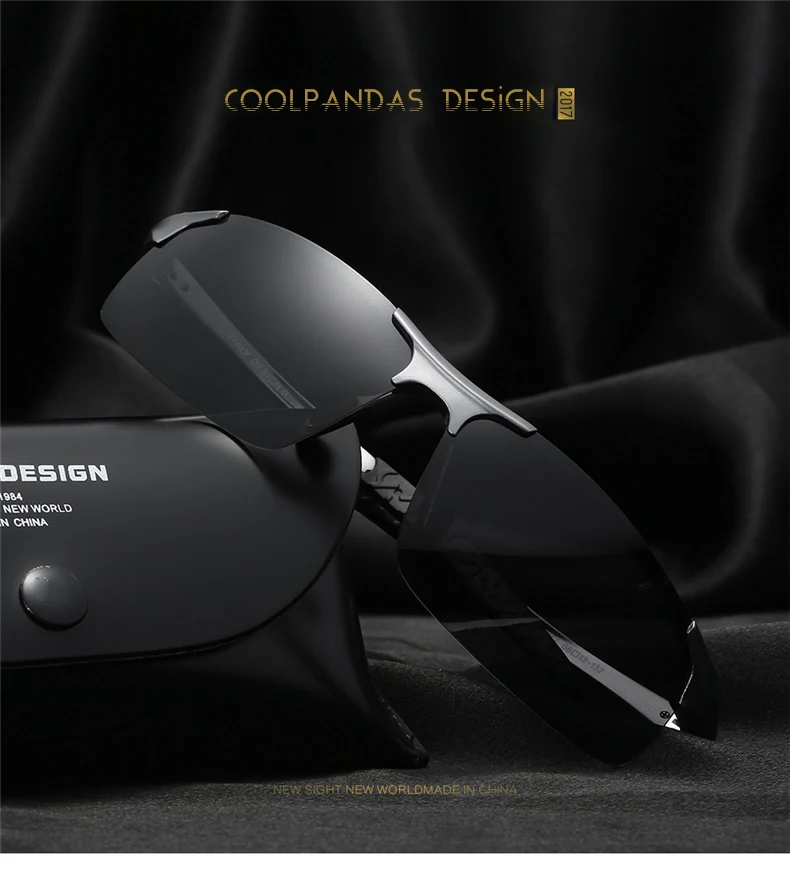 Aluminum Magnesium Men Polarized Sunglasses Aviation Driving Sun Glasses Male Sport Sunglasses lunette soleil homme oculos