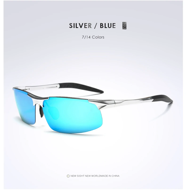Aluminum Magnesium Men Polarized Sunglasses Aviation Driving Sun Glasses Male Sport Sunglasses lunette soleil homme oculos