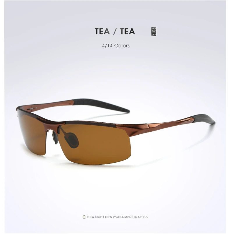 Aluminum Magnesium Men Polarized Sunglasses Aviation Driving Sun Glasses Male Sport Sunglasses lunette soleil homme oculos