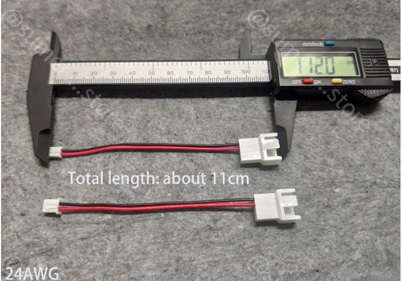 ARSYLID Conversion Cable 4pin 3pin to 2 Pin 2.5mm Adapter Fan for VGA Cooling Fan Power Supply Mini 2pin