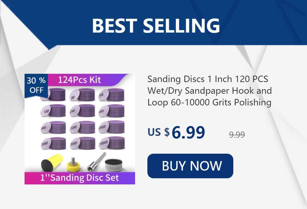 2inch 50mm Sanding Discs Round Shape Sandpaper 60-2000 Grit Hook Loop Sand Paper Abrasive Polishing Tool for Polishing Wood