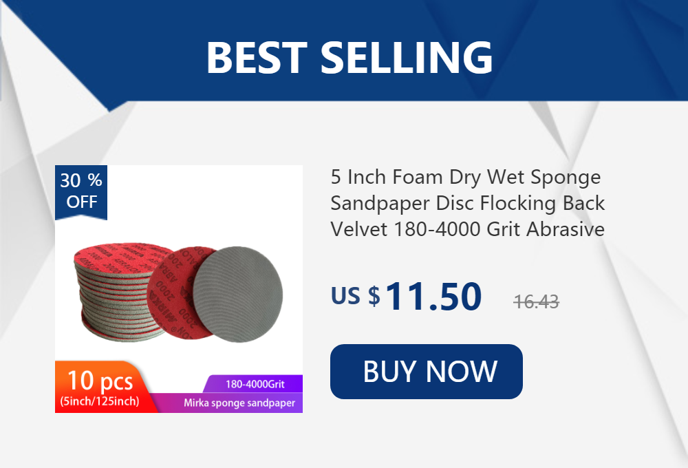 2inch 50mm Sanding Discs Round Shape Sandpaper 60-2000 Grit Hook Loop Sand Paper Abrasive Polishing Tool for Polishing Wood