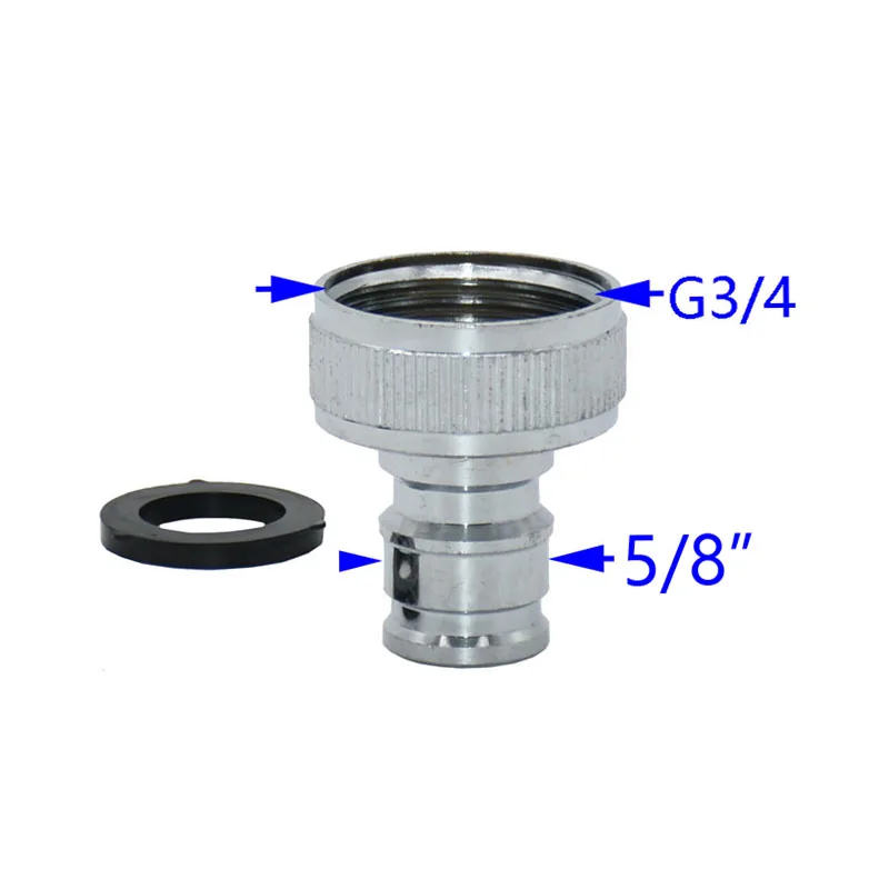 1/2" 3/4" 1" Thread Brass Quick Connector Garden Watering Adapter Drip Irrigation Copper Hose Quick Connector Fittings 1 Pcs