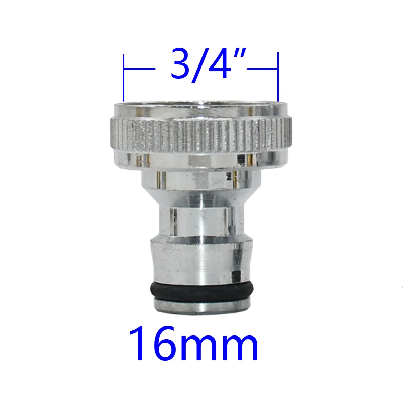 1/2" 3/4" 1" Thread Brass Quick Connector Garden Watering Adapter Drip Irrigation Copper Hose Quick Connector Fittings 1 Pcs