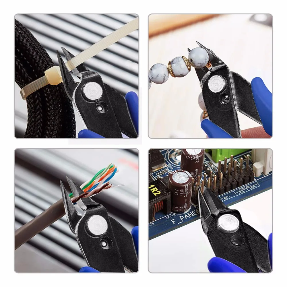 PLATO 170 Wishful Clamp DIY Electronic Diagonal Pliers Side Cutting Nippers Wire Cutter 3D Printer Parts