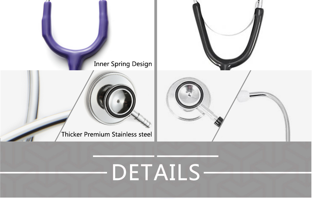 Deluxe Dual Head Medical Stethoscope Doctor Cardiology Stethoscope Professional Doctor Stethoscope Medical Devices for Nurse Vet