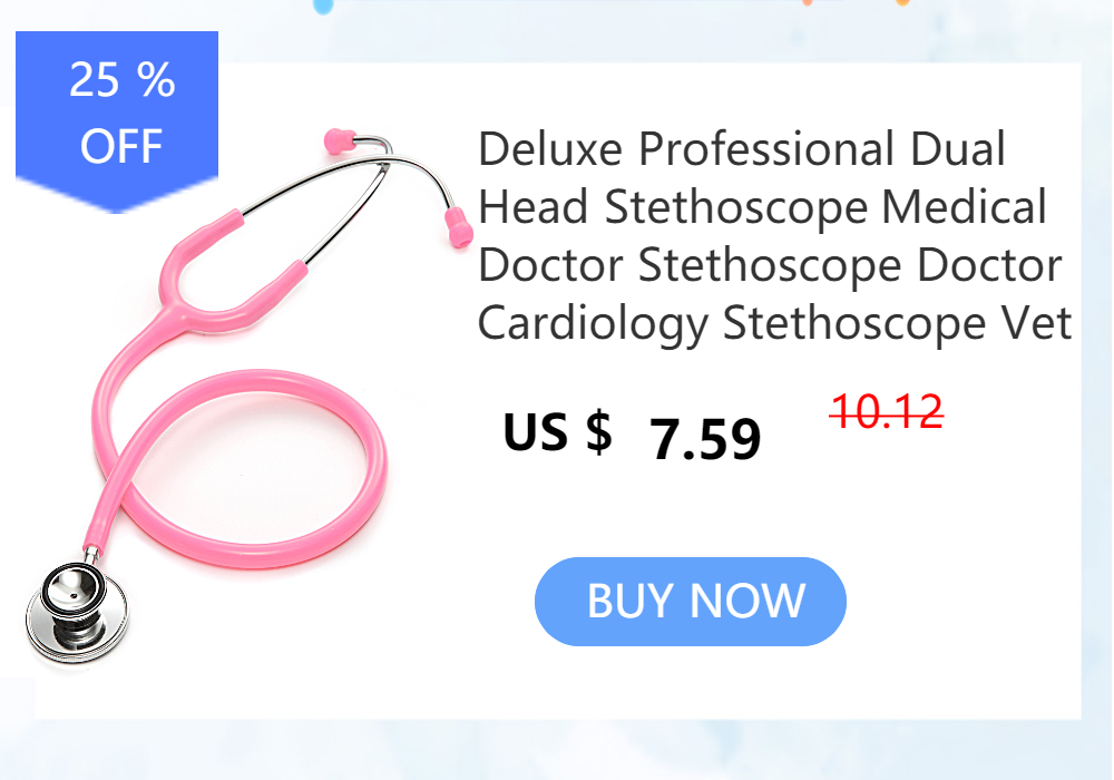 Deluxe Dual Head Medical Stethoscope Doctor Cardiology Stethoscope Professional Doctor Stethoscope Medical Devices for Nurse Vet