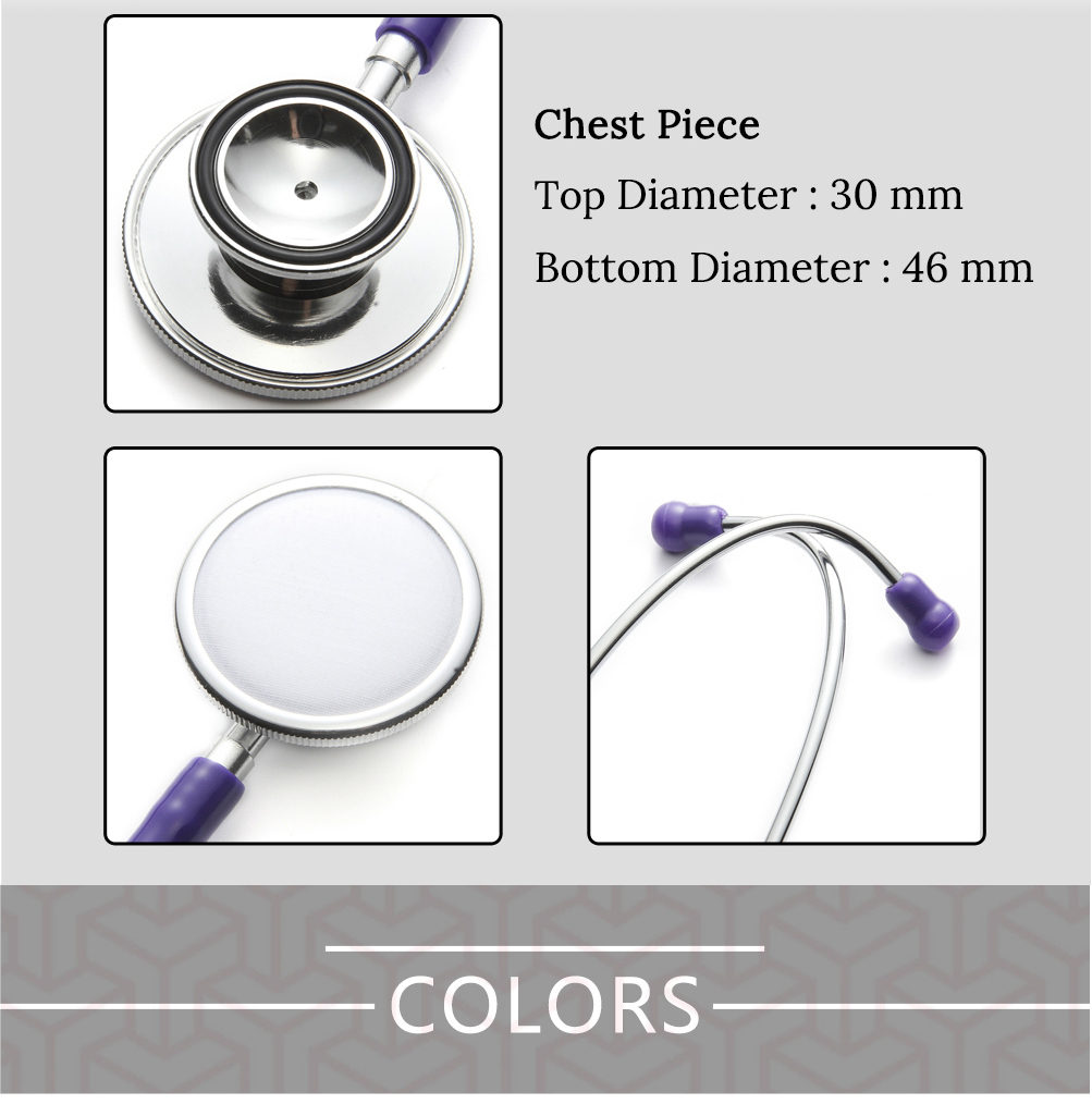 Deluxe Dual Head Medical Stethoscope Doctor Cardiology Stethoscope Professional Doctor Stethoscope Medical Devices for Nurse Vet