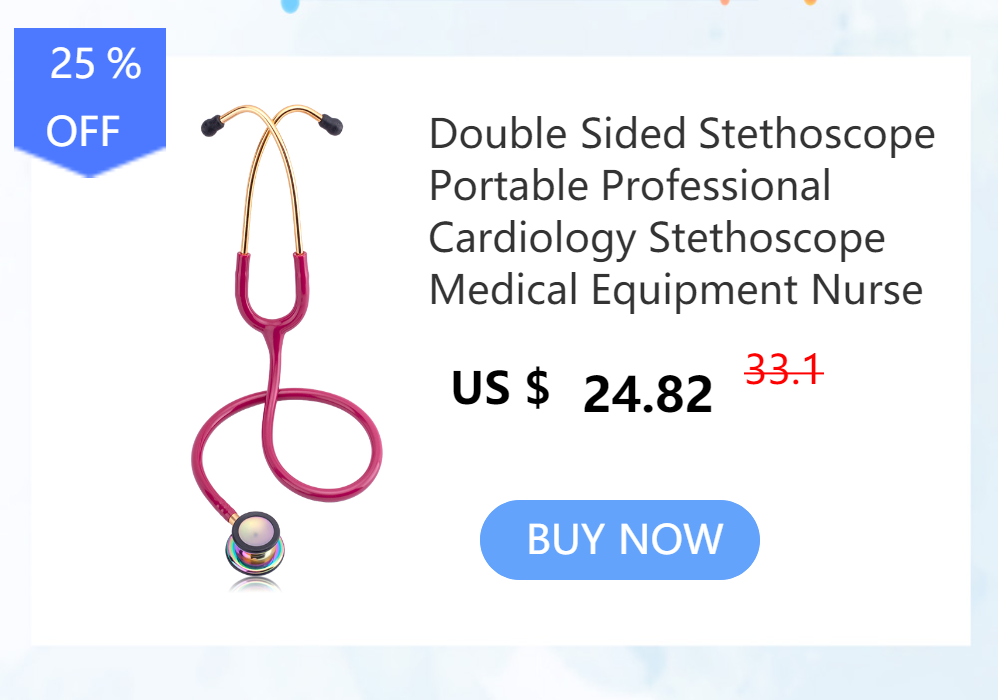 Deluxe Dual Head Medical Stethoscope Doctor Cardiology Stethoscope Professional Doctor Stethoscope Medical Devices for Nurse Vet
