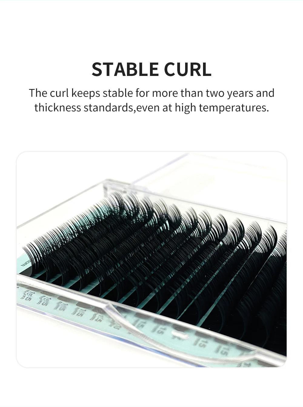 NATUHANA Personal False Eyelashes, Natural PBT Eyelash Extension, Synthetic Eyelashes, Cosmetic Supplies, B, C,D, Curl Eyelashes