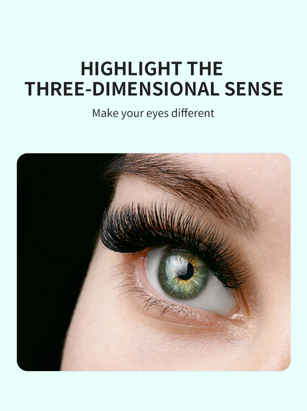 NATUHANA Personal False Eyelashes, Natural PBT Eyelash Extension, Synthetic Eyelashes, Cosmetic Supplies, B, C,D, Curl Eyelashes