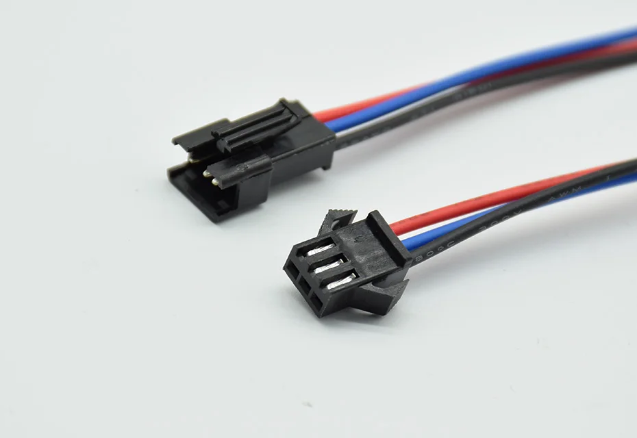 5pairs/10pcs 2pin 3pin 4pin JST LED Connectors 15cm Long Male and Female Connector for 3528 5050 WS2811 WS2812 LED Strip Tape