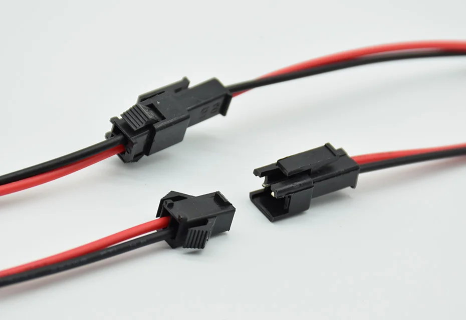 5pairs/10pcs 2pin 3pin 4pin JST LED Connectors 15cm Long Male and Female Connector for 3528 5050 WS2811 WS2812 LED Strip Tape