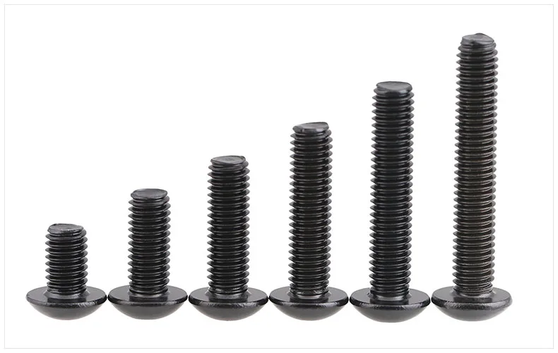 M3 M4 M5 5mm 6mm 8mm 10mm 12mm to 30mm Black 304 Stainless Steel SS DIN7380 Bolt Hex Hexagon Socket Pan Round Button Head Screw