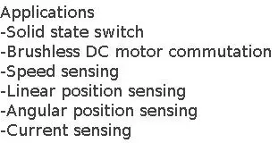 49E 41F A3144E US1881 AH3503 OH137 Hall Effect Sensor Hall Sensor Motor(10PCS/LOT)
