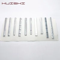HUISHI Slim Fashion Knitted Ties for Men 5.5 cm Solid Black White Gray Blue Burgundy Knitted Tie
